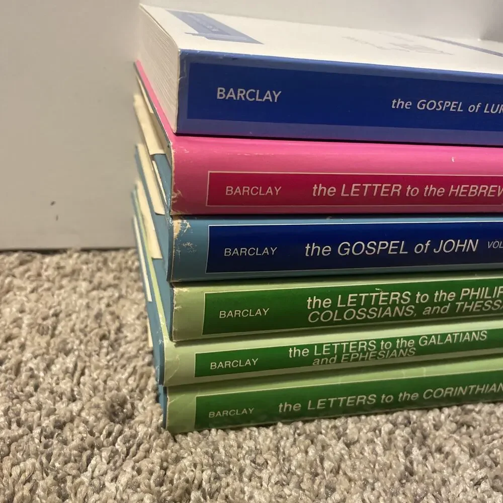 William Barclay the Daily Study Bible Series Book Lot 6 Books